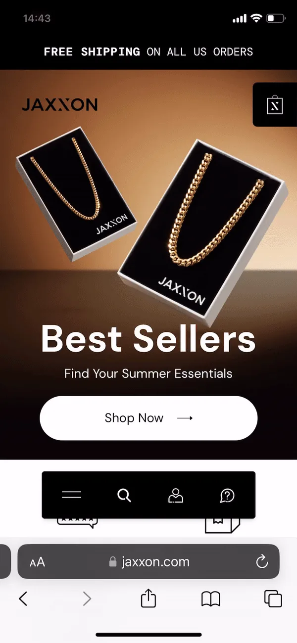 Final: Shop / Discover, tested.
